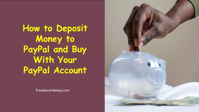 How to Deposit Money to PayPal and Buy With Your PayPal Account