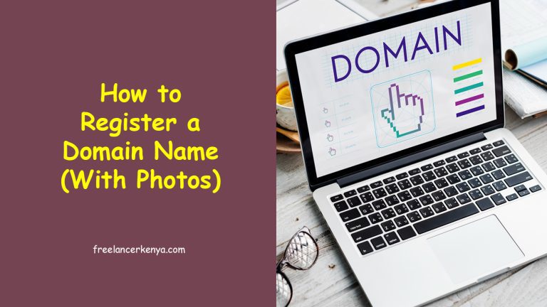 How to Register a Domain Name (With Photos)