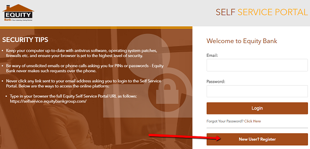 Equity Bank Self Service