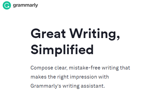 Use Grammarly to simplify writing and editing