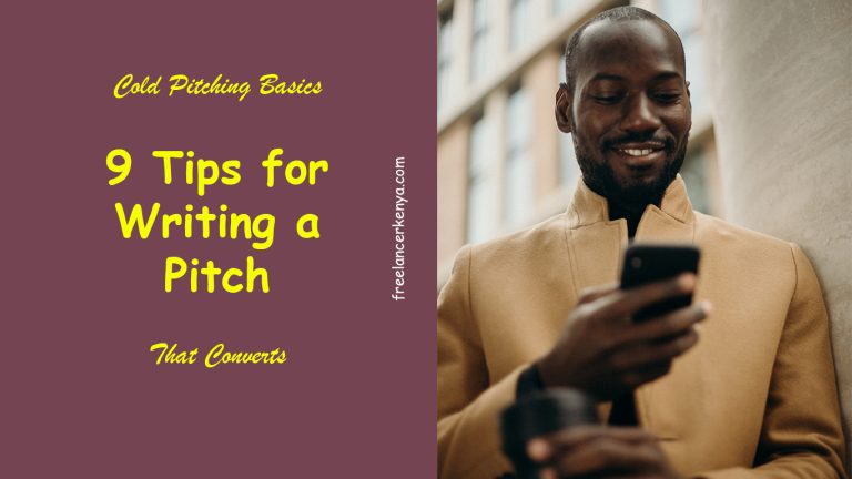 Cold Pitching Basics: 9 Tips for Writing a Pitch that Converts