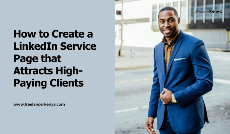 Create a LinkedIn Service Page